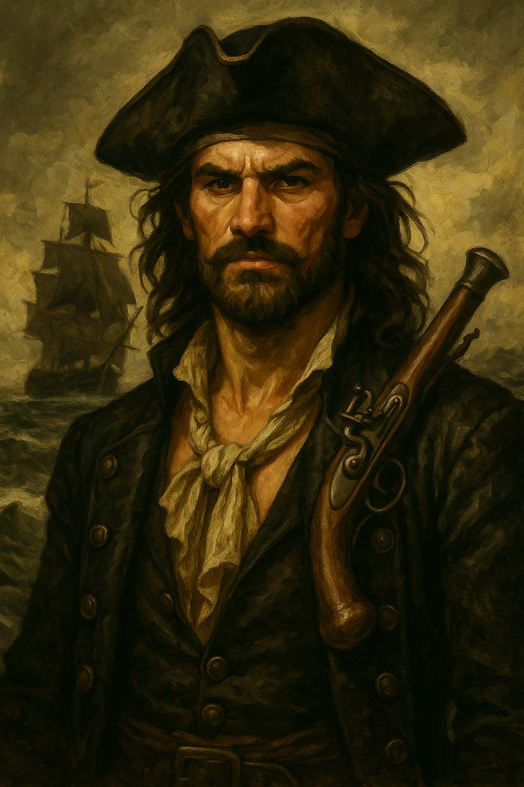 Narrative portrait of Jacques Kanon, French privateer in Ashes of Secrets
