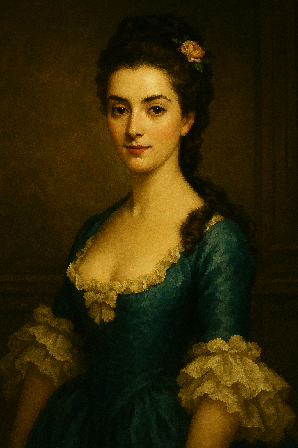 Narrative portrait of Madame de Pompadour, influential advisor to King Louis XV in Ashes of Secrets